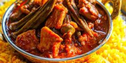 راز خوشمزگی خورش بامیه و چاشنی برای غلیظ شدن خورشت بامیه