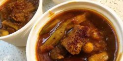 راز خوشمزگی خورشت بامیه و چاشنی برای غلیظ شدن خورشت بامیه