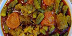 راز خوشمزگی خورش بامیه و چاشنی برای غلیظ شدن خورشت بامیه