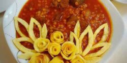 راز خوشمزگی خورشت قیمه و راز لعابدار شدن و انداختن یخ در قیمه