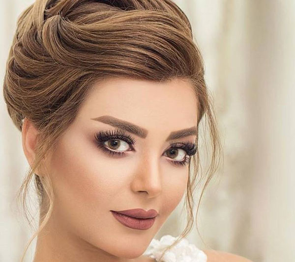 مدل آرایش عروس شیک با سبکی جدید و متفاوت