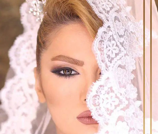 مدل آرایش عروس شیک با سبکی جدید و متفاوت