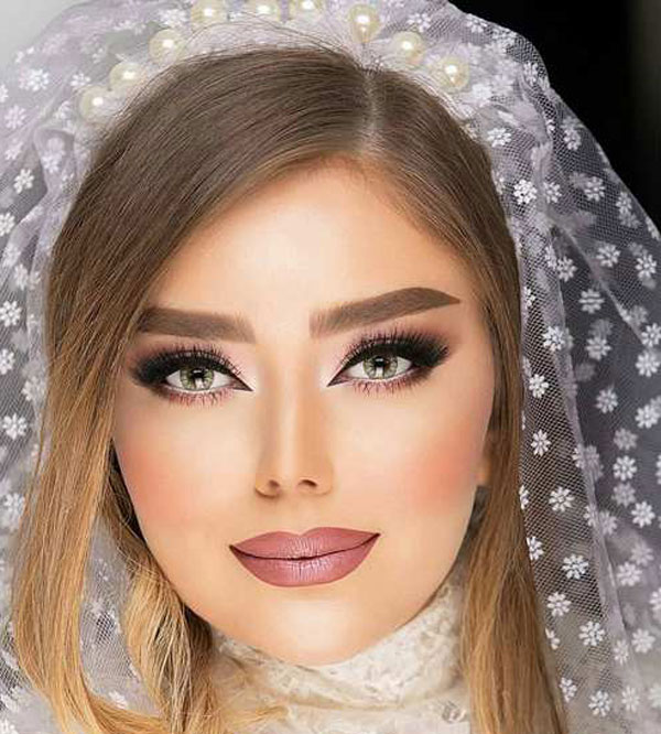 مدل آرایش صورت ساده و مجلسی شیک