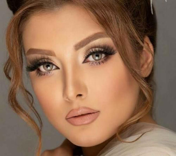 مدل آرایش صورت ساده و مجلسی شیک