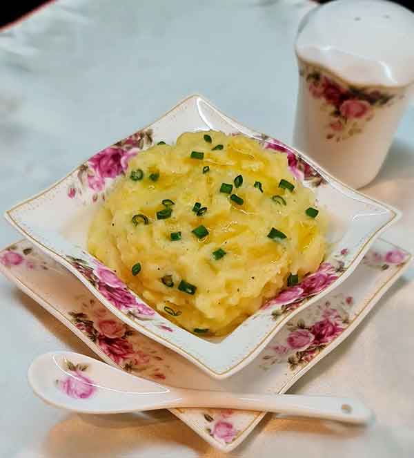 راز خوشمزگی پوره سیب زمینی