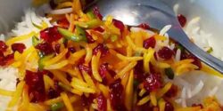 راز خوشمزگی زرشک پلو با مرغ و ادویه زرشک پلو با مرغ