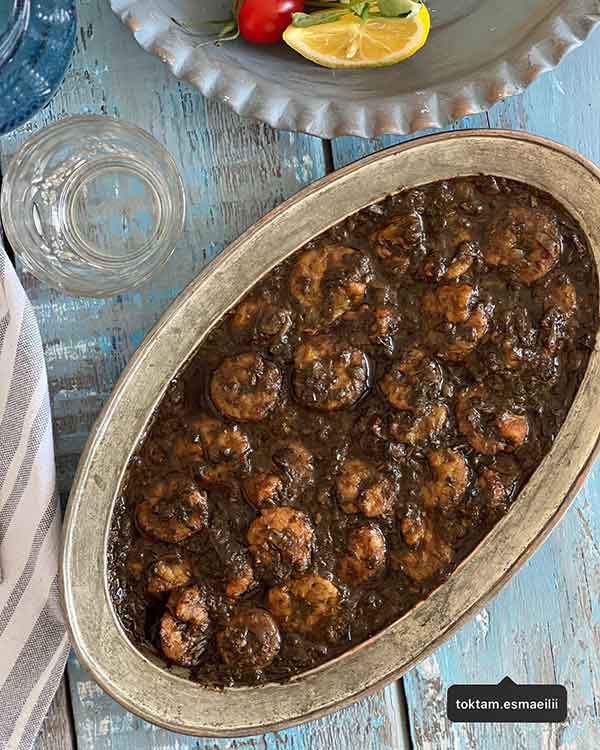 رفع تلخی قلیه میگو جایگزین تمرهندی در قلیه میگو طرز تهیه قلیه میگو بندرعباسی طرز تهیه قلیه میگو آبادانی قلیه میگو نواب ابراهیمی طرز تهیه قلیه میگو خوزستانی راز خوشمزگی قلیه ماهی قلیه میگو نی نی سایت