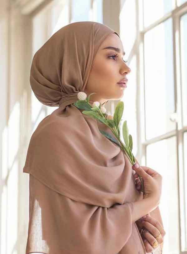 مدل بستن روسری شیک و با کلاس