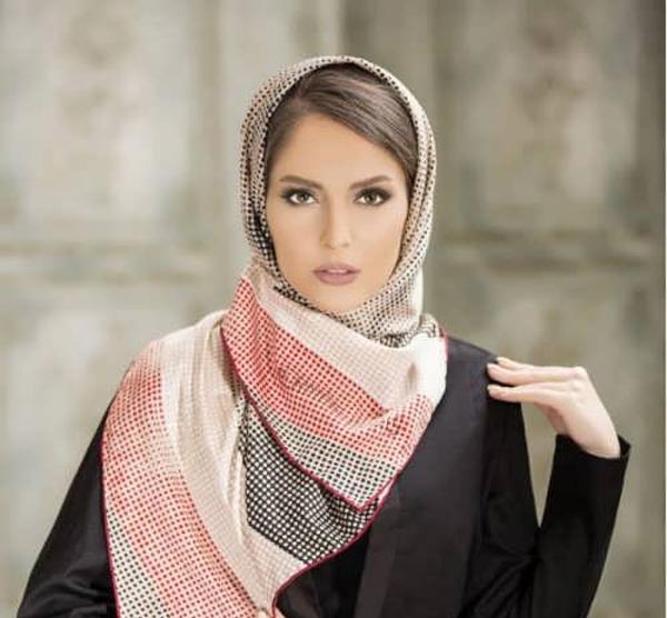 مدل بستن روسری شیک و با کلاس