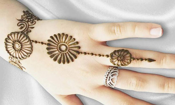 مدل حنا روی دست با طرح های ساده و زیبا