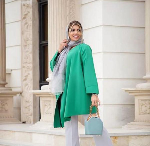 مدل مانتو جلو باز مجلسی و اسپرت شیک