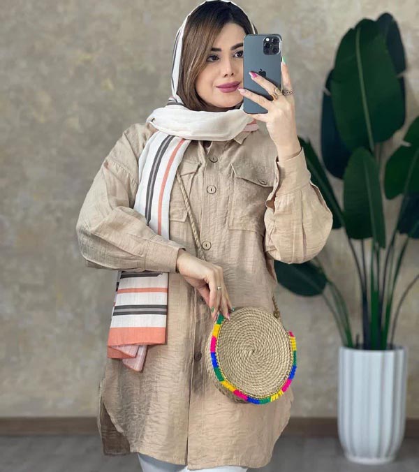 مدل مانتو زنانه جلو باز و کتی بسیار شیک
