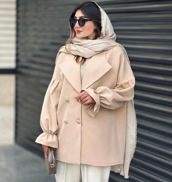 مدل مانتو زنانه جلو باز و کتی بسیار شیک