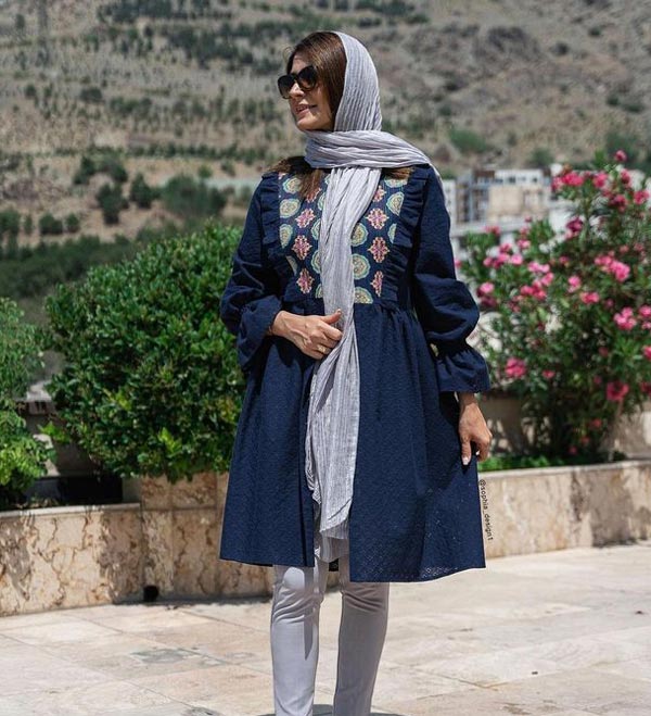 مدل مانتو زنانه جلو باز و کتی بسیار شیک