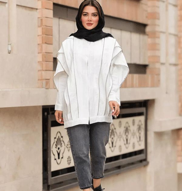 مدل مانتو زنانه جلو باز و کتی بسیار شیک