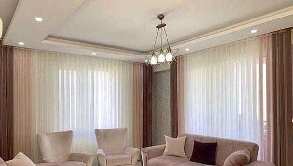 مدل پرده برای پذیرایی و اتاق خواب شیک