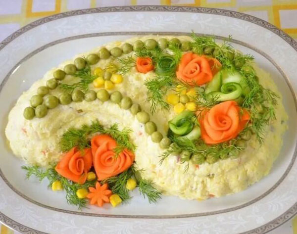 مدل سالاد و آشنایی با انواع مختلف سالاد و نحوه تزیین کردن