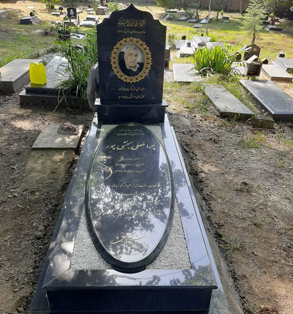 مدل سنگ قبر و مزار ساده با حکاکی بی نظیر