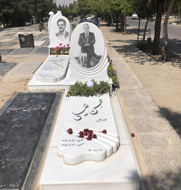مدل سنگ قبر و مزار ساده با حکاکی بی نظیر