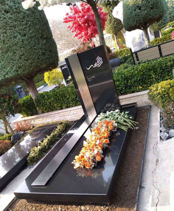 مدل سنگ قبر و مزار ساده با حکاکی بی نظیر