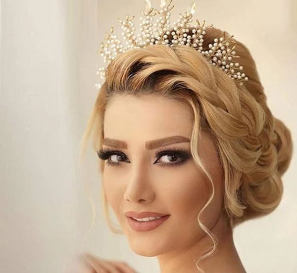 مدل شینیون شیک اروپایی مناسب مجالس خاص بسیار زیبا