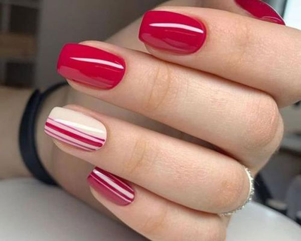 مدل طراحی ناخن شیک و ساده مناسب خانم های خوش سلیقه