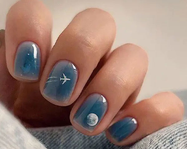 مدل طراحی ناخن شیک و ساده مناسب خانم های خوش سلیقه