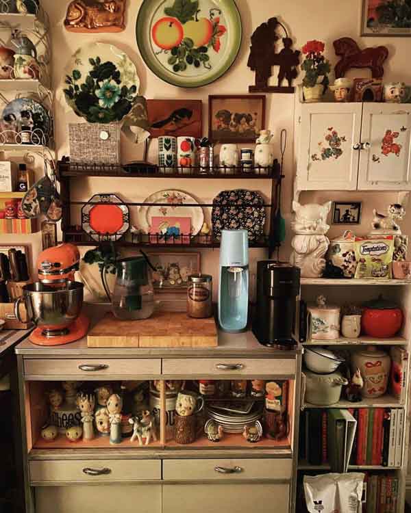 مدل آشپزخانه ساده و شیک ایرانی (جذاب و بدون کابینت)