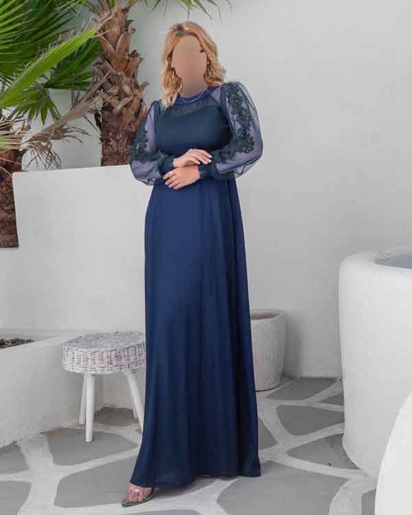 مدل لباس مجلسی بلند ساده و شیک لاکچری برای عروسی