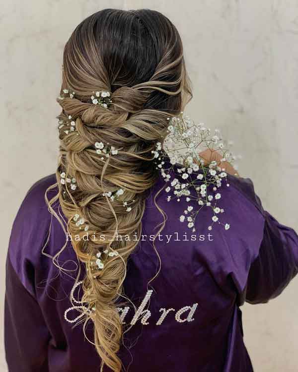 مدل مو دخترانه جدید و شیک شینیون شده برای عروسی