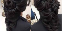 مدل مو مجلسی باز جدید برای عروسی ساده و زیبا