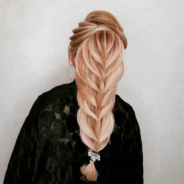 مدل مو مجلسی باز جدید برای عروسی ساده و زیبا