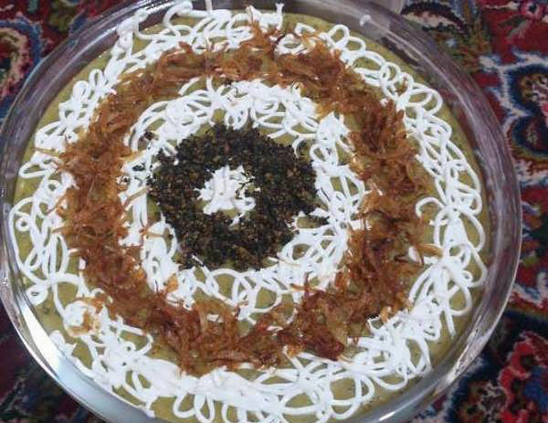 تزیین آش رشته برای نذری و مراسم با ایده های خلاقانه و زیبا