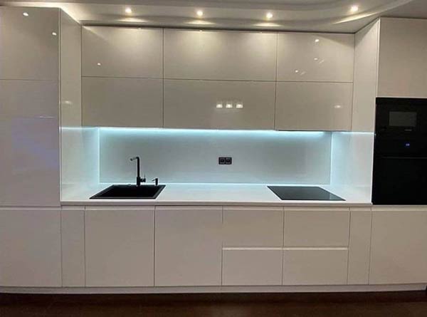 مدل آشپزخانه جدید با طراحی کابینت شیک و لاکچری 