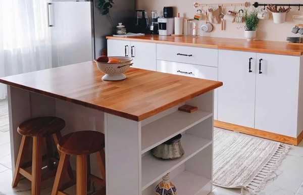 مدل آشپزخانه کوچک با کابینت های زیبای مدرن و کلاسیک