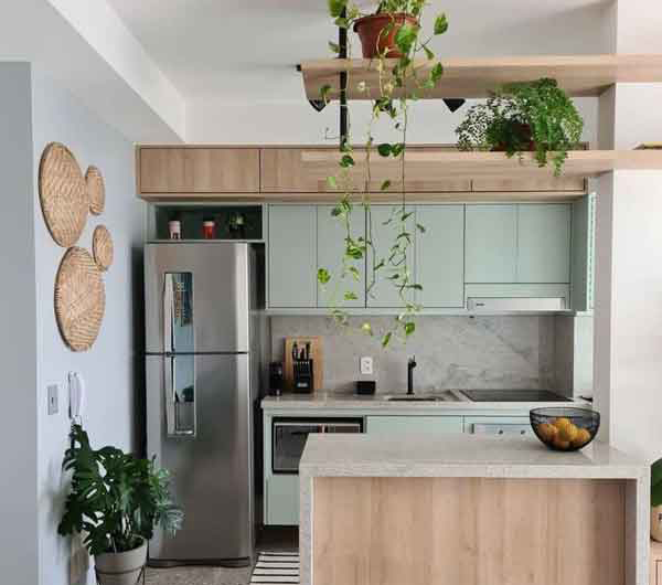 مدل آشپزخانه کوچک با کابینت های زیبای مدرن و کلاسیک
