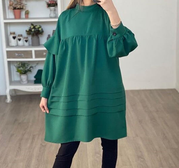مدل لباس بلند با پارچه ابروبادی خنک تابستانی بسیار زیبا