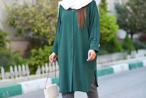مدل لباس بلند با پارچه ابروبادی خنک تابستانی بسیار زیبا