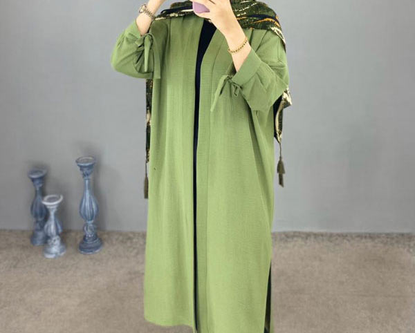 مدل لباس بلند با پارچه ابروبادی خنک تابستانی بسیار زیبا