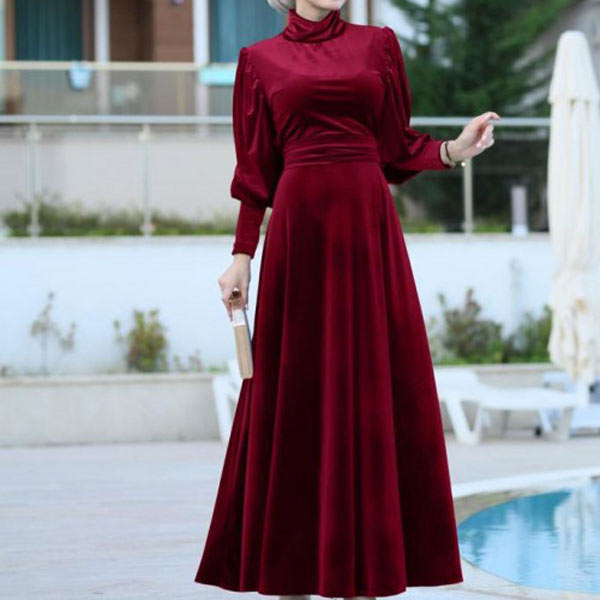 مدل لباس مجلسی مخمل زنانه و دخترانه بسیار شیک و مد روز