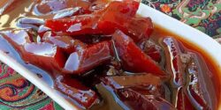 راز خوشمزگی مربای به و نکات مربا به و فوت و فن مربا به قرمز شود