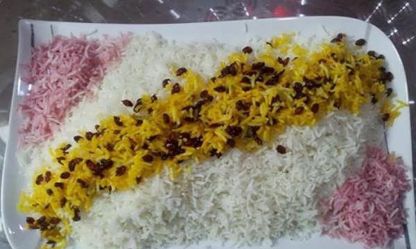 تزیین برنج با زرشک و زعفران با ایده های ساده بسیار زیبا