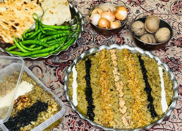 تزیین کشک بادمجان با ایده های خلاق و بسیار زیبا