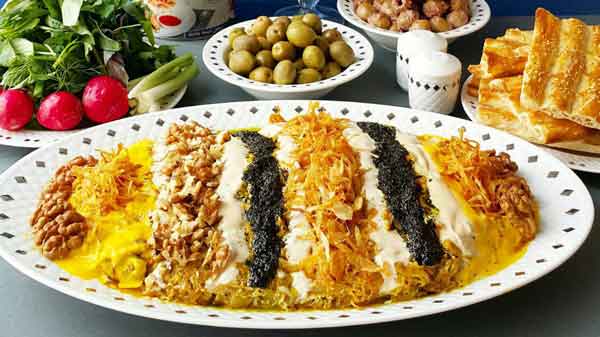 تزیین کشک بادمجان با ایده های خلاق و بسیار زیبا