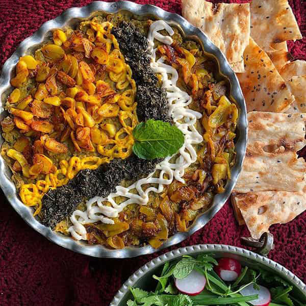 تزیین کشک بادمجان با ایده های خلاق و بسیار زیبا