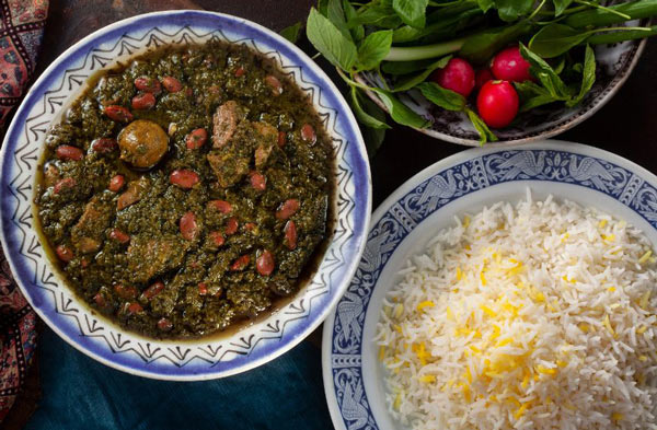 تزیین خورشت سبزی مجلسی با ایده های ساده و زیبا