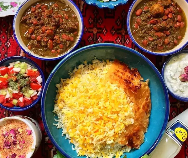 تزیین خورشت سبزی مجلسی با ایده های ساده و زیبا
