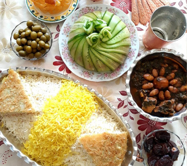 تزیین خورشت سبزی مجلسی با ایده های ساده و زیبا