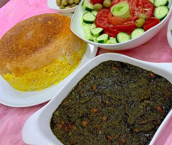 تزیین خورشت سبزی مجلسی با ایده های ساده و زیبا
