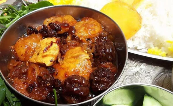 تزیین خورشت مرغ مجلسی با ایده های ساده و خلاقانه